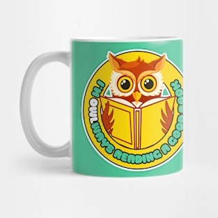 Cute Owl Reading Mug